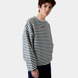 Sade Navy Reverse Crewneck Sweatshirts Eme Studios