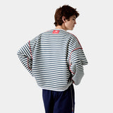 Sade Navy Reverse Crewneck Sweatshirts Eme Studios