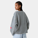 Sade Navy Reverse Crewneck Sweatshirts Eme Studios