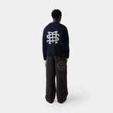 Badge Navy Knit Knitwear eme