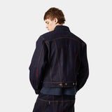 Frisona Raw Denim Boxy Jacket Outerwear eme