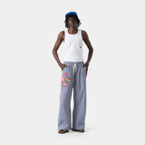 Patches Cargo Indigo Vichy Pants eme