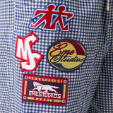 Patches Cargo Indigo Vichy Pants eme