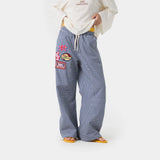 Patches Cargo Indigo Vichy Pants eme