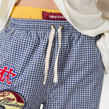 Patches Cargo Indigo Vichy Pants eme