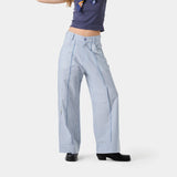 Striped Frost Baggy Pants Pants eme