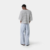 Striped Frost Baggy Pants Pants eme