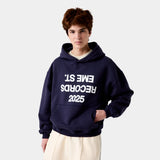 Inside Out Navy Hoodie Hoodies eme