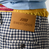 Jayde Navy Vichy Shorts eme