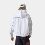 Intel Heather Grey Full Zip Hoodies Eme Studios