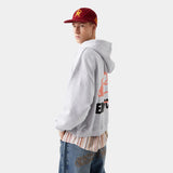 Due Heather Grey Hoodie Hoodies eme