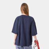 Team Navy Oversized Tee T-shirts eme