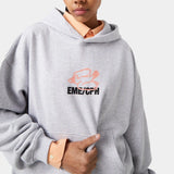 Due Heather Grey Hoodie Hoodies eme