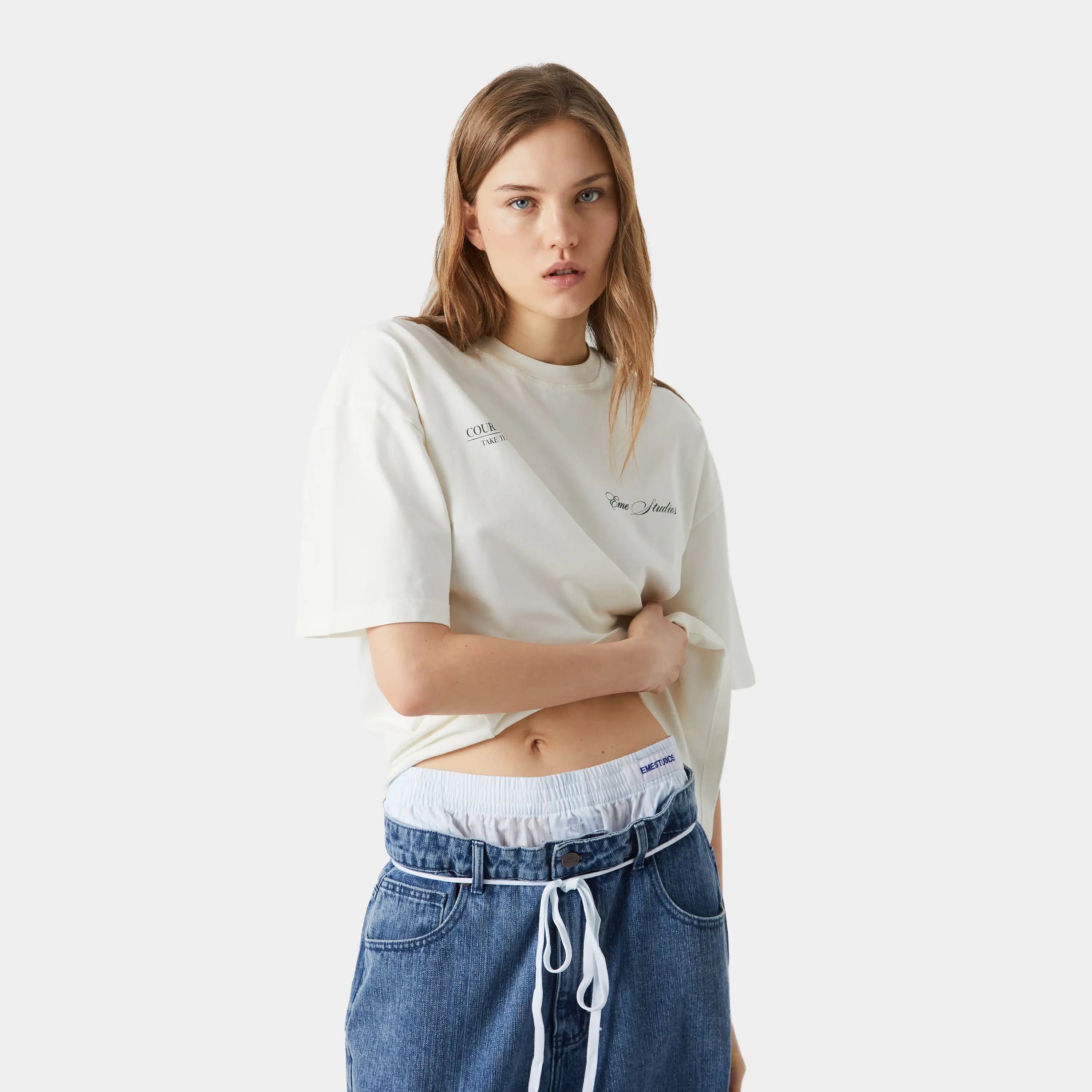 Courageous Off Sand Oversized Tee T-shirts eme