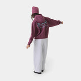 Stamp Maroon Oversized Hoodie Hoodies Eme Studios