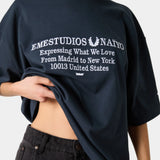 EmeXNaiyo Navy Tee T-shirts eme