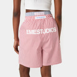 Jammies LS Cherry Striped Shorts eme