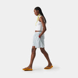 Jammies LS Green Striped Shorts eme