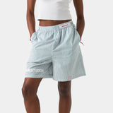 Jammies LS Green Striped Shorts eme