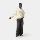 Staple Off Sand Oversized Crewneck Sweatshirts Eme Studios