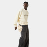 Staple Off Sand Oversized Crewneck Sweatshirts Eme Studios