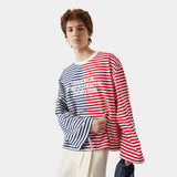 Roguish Navy Striped Long Sleeve T-shirts eme