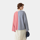 Roguish Navy Striped Long Sleeve T-shirts eme