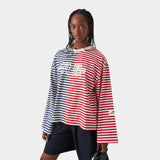Roguish Navy Striped Long Sleeve T-shirts eme