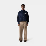 Badge Navy Shirt Shirts eme