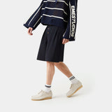 Refined Dark Navy Jort Shorts eme