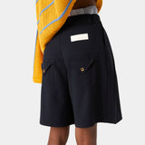 Refined Dark Navy Jort Shorts eme