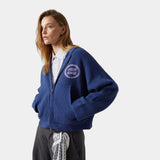 Anon Indigo Knit Full Zip Knitwear eme