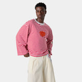 Horizon Striped Cherry LS T-shirts eme