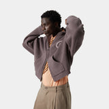 Anon Antracite Knit Full Zip Knitwear eme