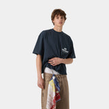 Meaning Navy Oversized Tee T-shirts eme