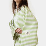 Roguish Green Striped Long Sleeve T-shirts eme