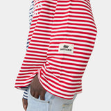 Roguish Navy Striped Long Sleeve T-shirts eme