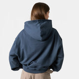 Basic Navy Oversized Hoodie Hoodies eme