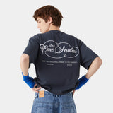 Courageous Navy Oversized Tee T-shirts eme