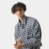 Ivy Navy Boxy Shirt Shirts Eme Studios