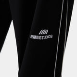 Somm Black Baggy Sweatpants Pants eme