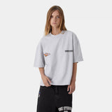 Houndstooh Grey Oversized Tee T-shirts eme