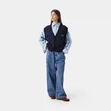 Nordhaven Night Sjy Knit Vest Knitwear eme