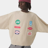 Patches Sand Crewneck Sweatshirts Eme Studios