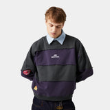 M Navy Striped Crewneck Sweatshirts eme