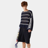 Alic Navy Knit Sweater Knitwear eme