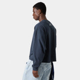 Basic Navy Long Sleeve T-shirts eme