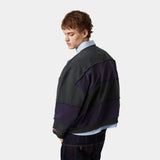 M Navy Striped Crewneck Sweatshirts eme