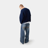 Bryss Navy Knit Knitwear eme