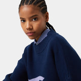 Bryss Navy Knit Knitwear eme